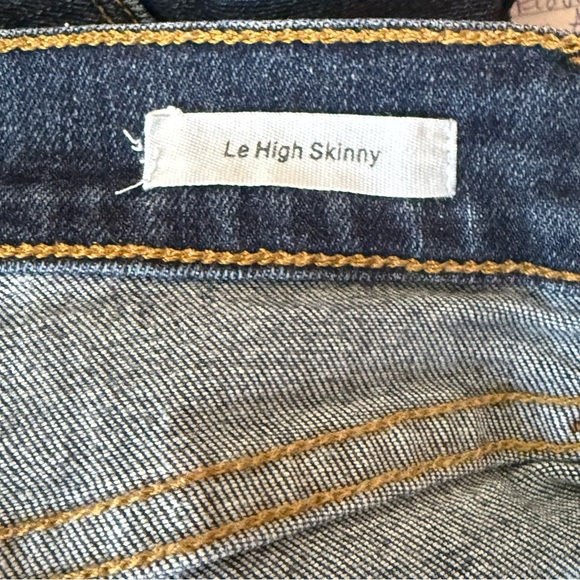 Women’s Frame Lehigh Dark Wash Denim Skinny. Size 26 - Picture 15 of 16